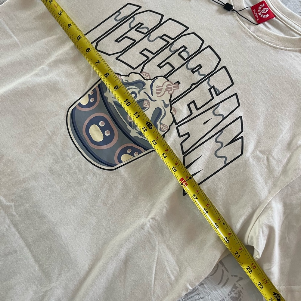 ICECREAM 🍦men’s toppings ss t shirt size M in a white / cream color NWT 🍭 - Picture 8 of 13